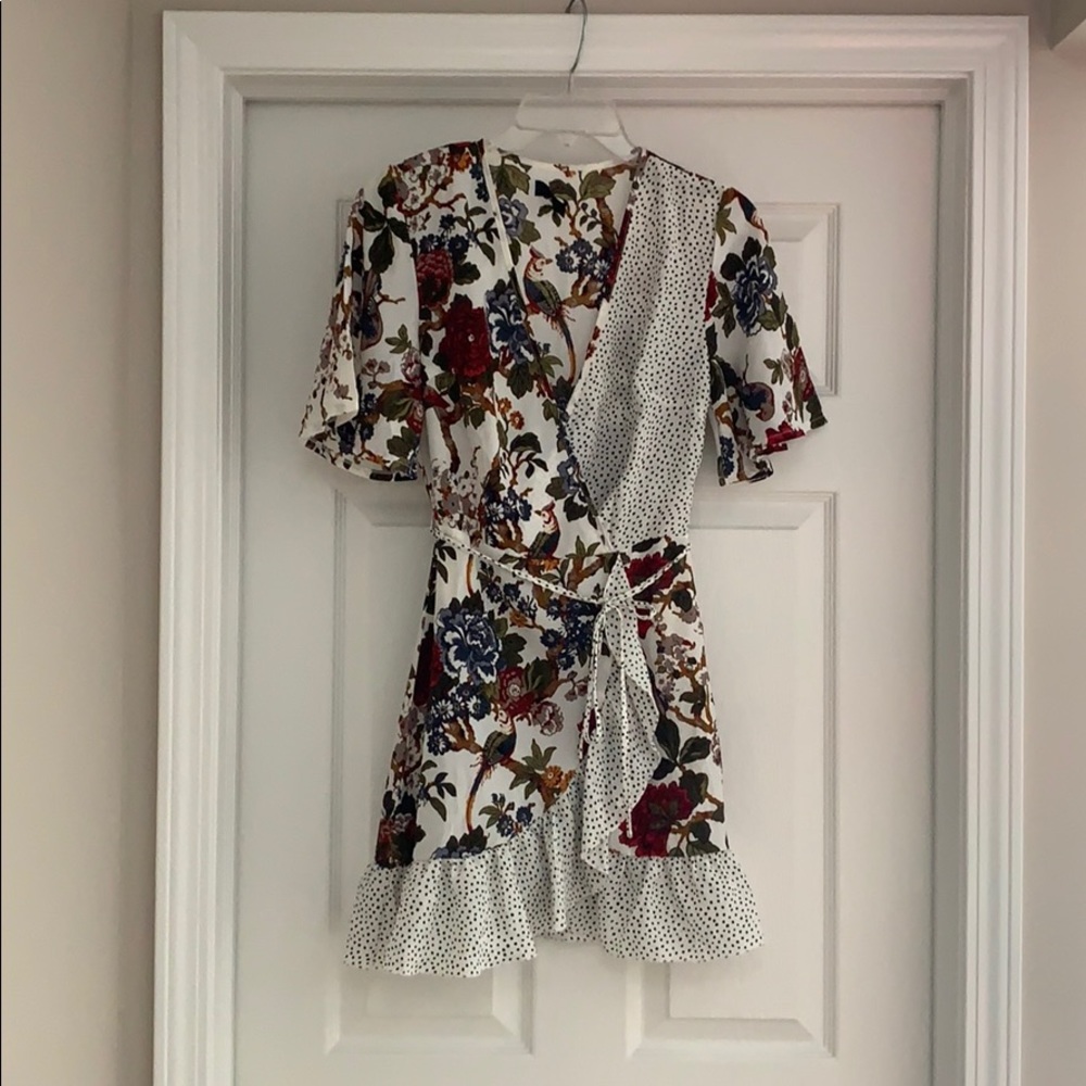 Floral Wrap Dress